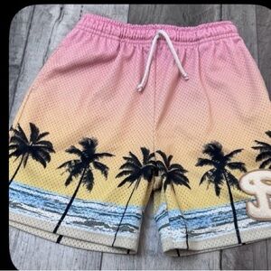 Bucket squad sunset beach Shorts